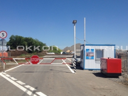 Контрольно-пропускной пункт (КПП) для строй объекта Аэропорт Южный в Чегем-Втором